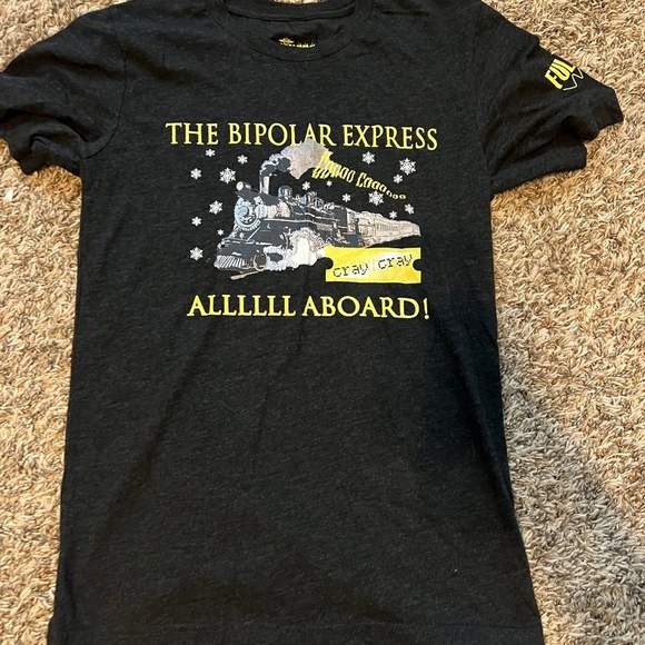 Full Kode women's the bipolar express short sleeve t-shirt super soft size small - Picture 1 of 5